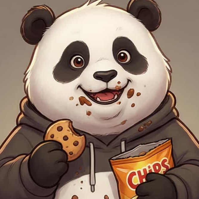 cute panda character
