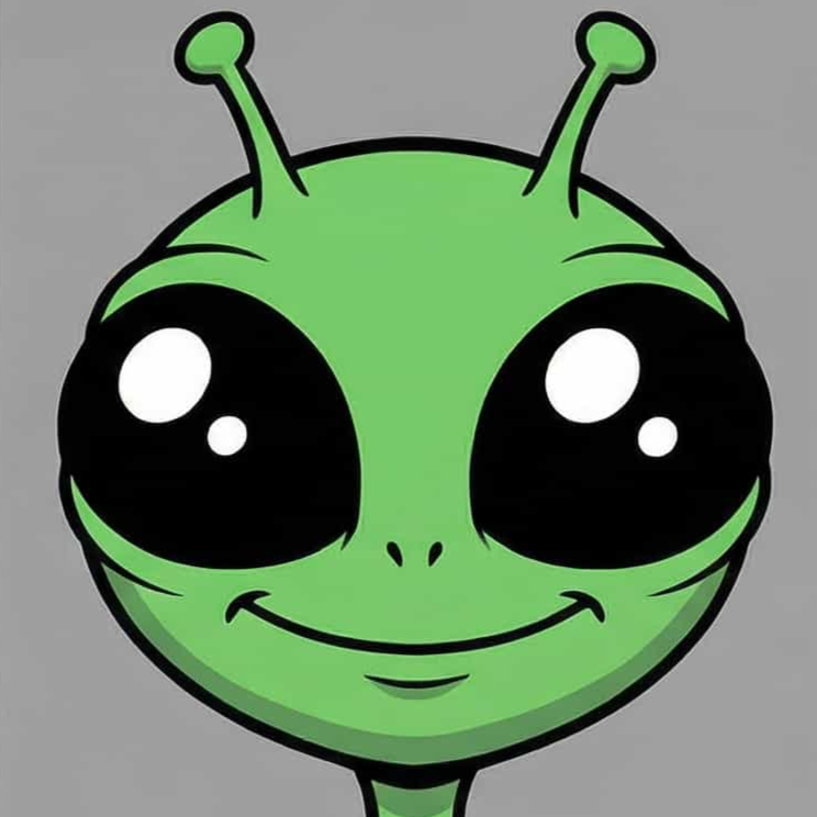 cute alien character