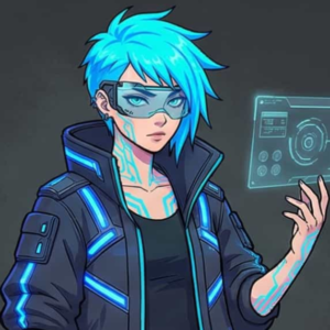 Cyberpunk Anime Girl