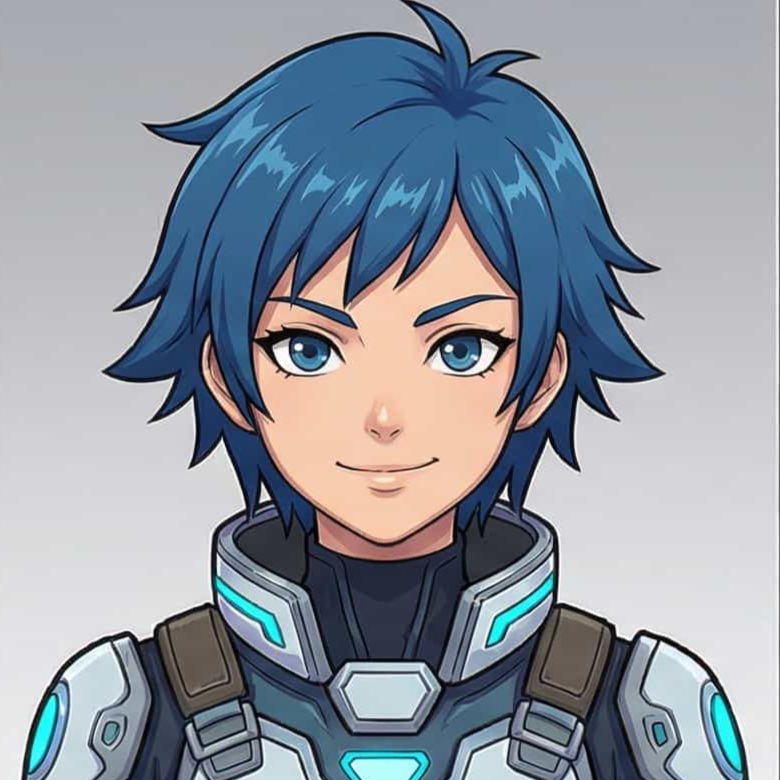 Space Marine Anime Girl