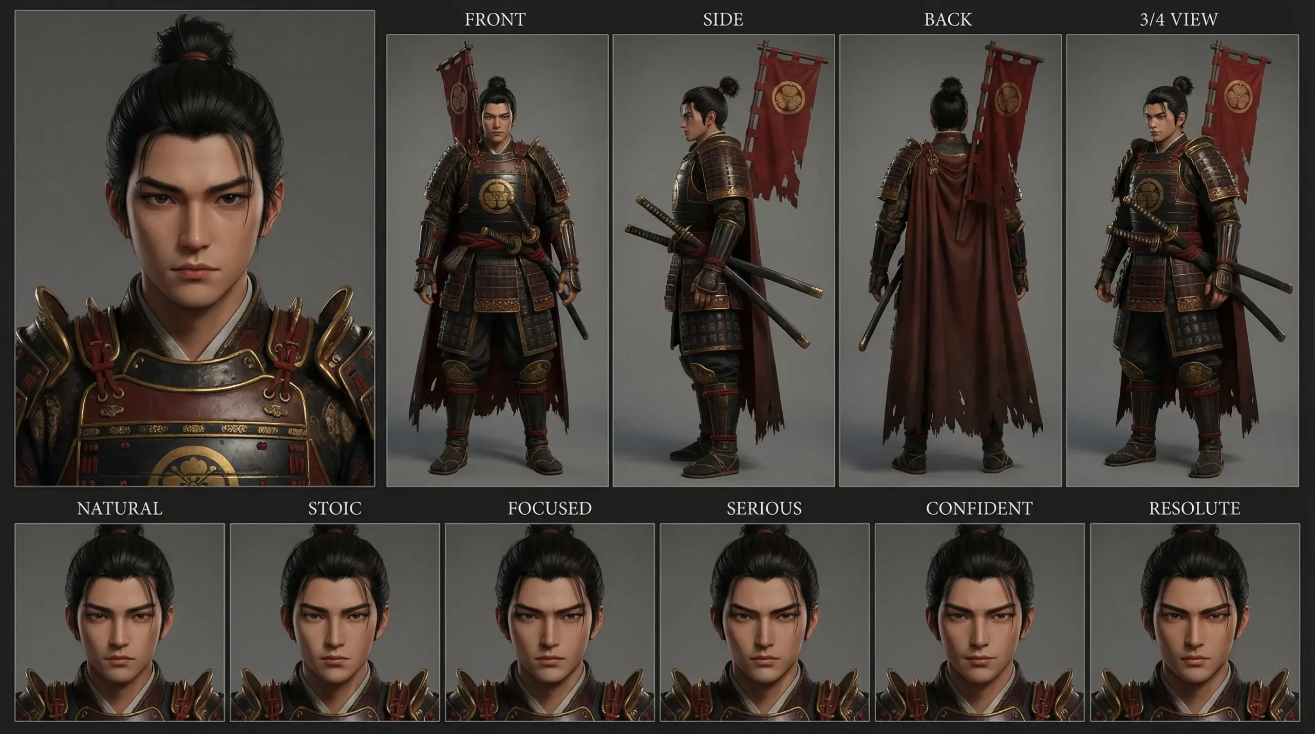 Ren, The Banner Bearer, Character Sheet