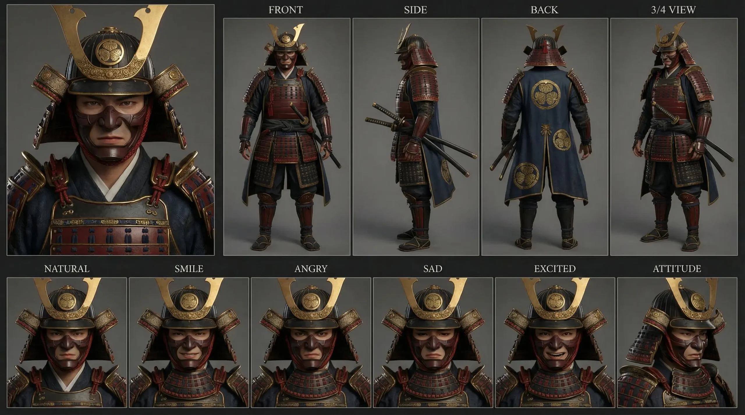 Hiroshi, The Masked Ronin, Character Sheet