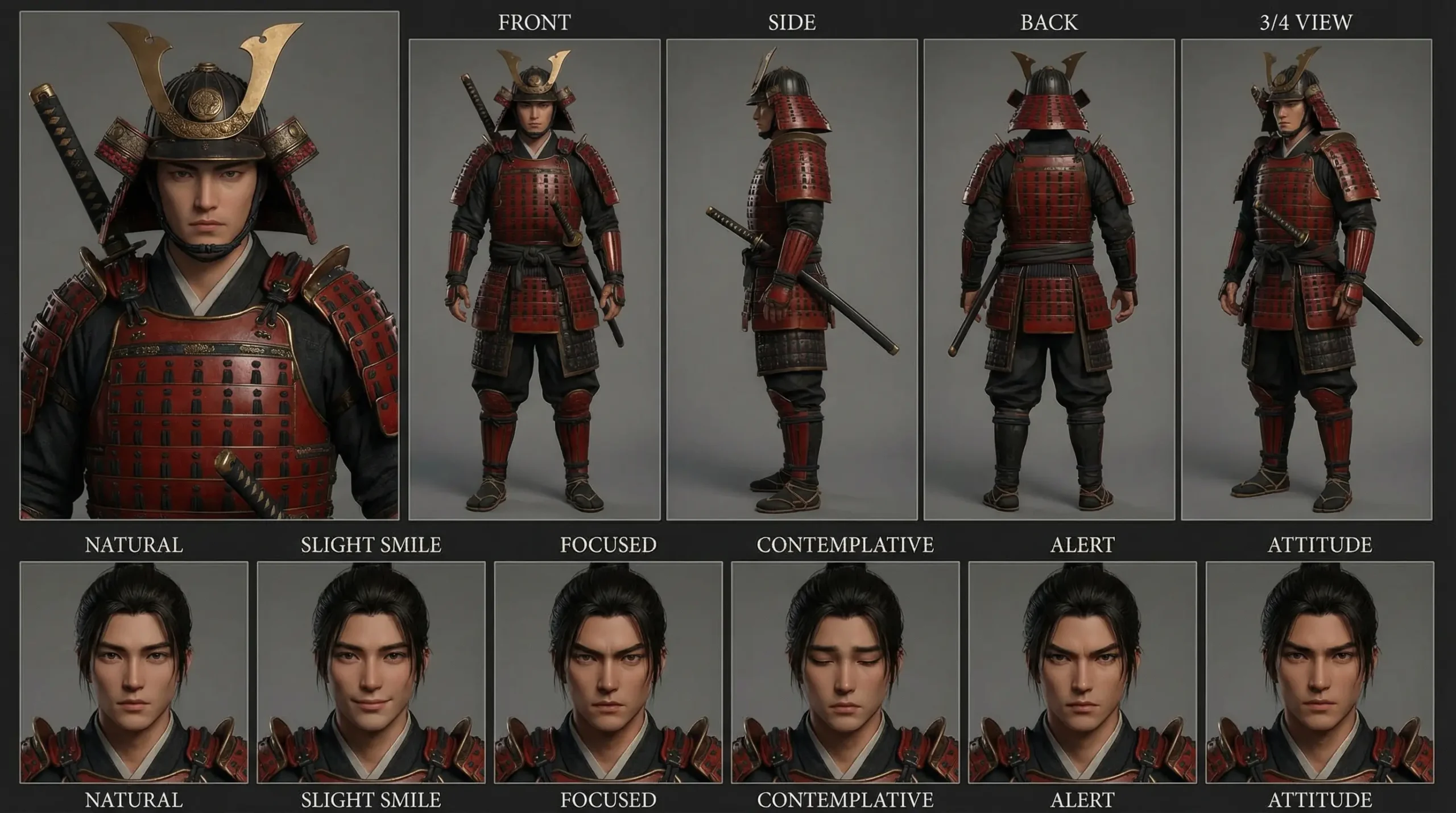 Kenshin, The Crimson Blade, Character Sheet