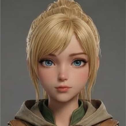 Lyra, the Steampunk Scout, 3D Anime Character Sheet