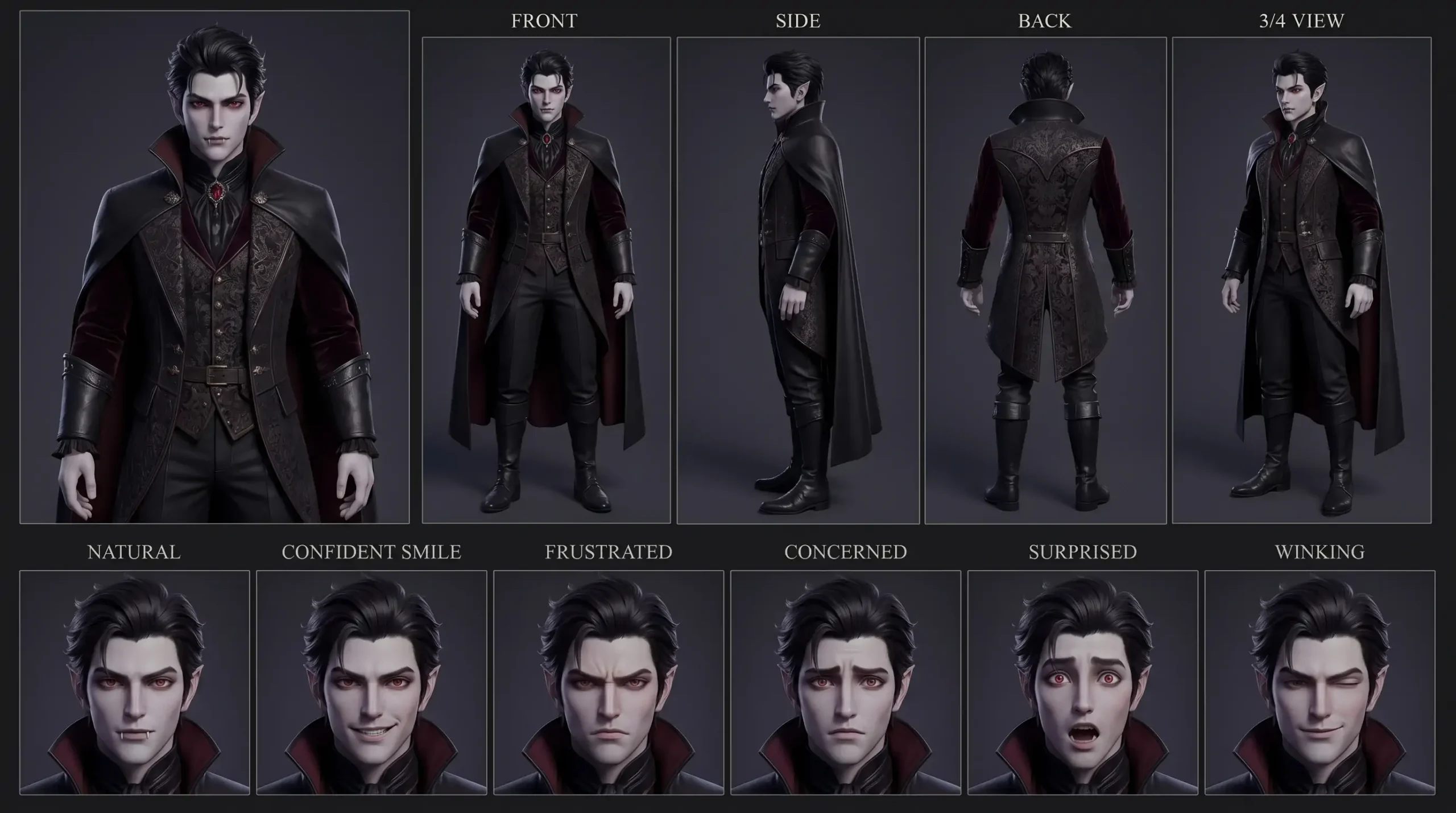 Unveiling the Enigmatic 3D Anime Vampire Noble