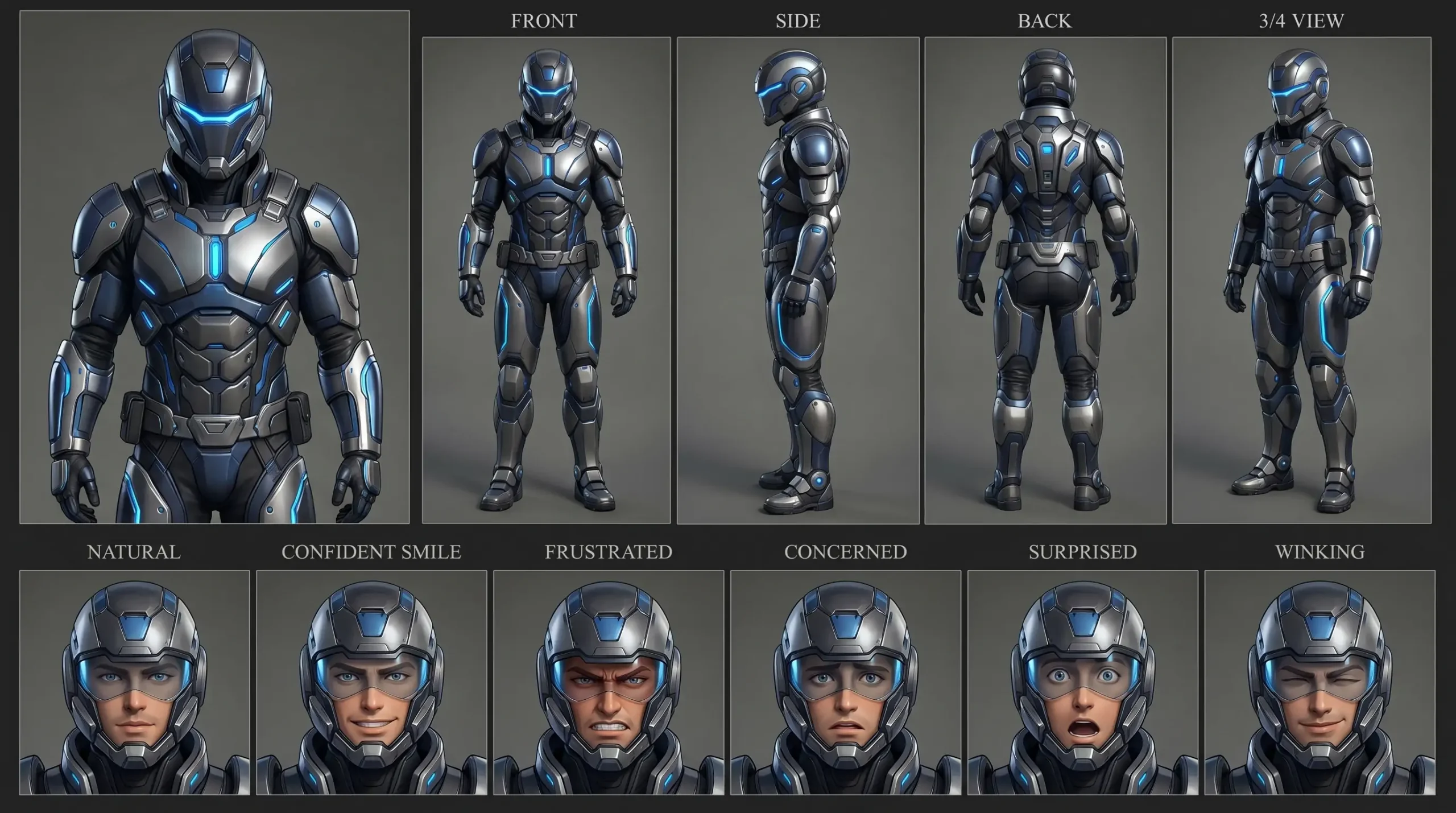 Meet the Elite 3D Anime Sci-Fi Soldier