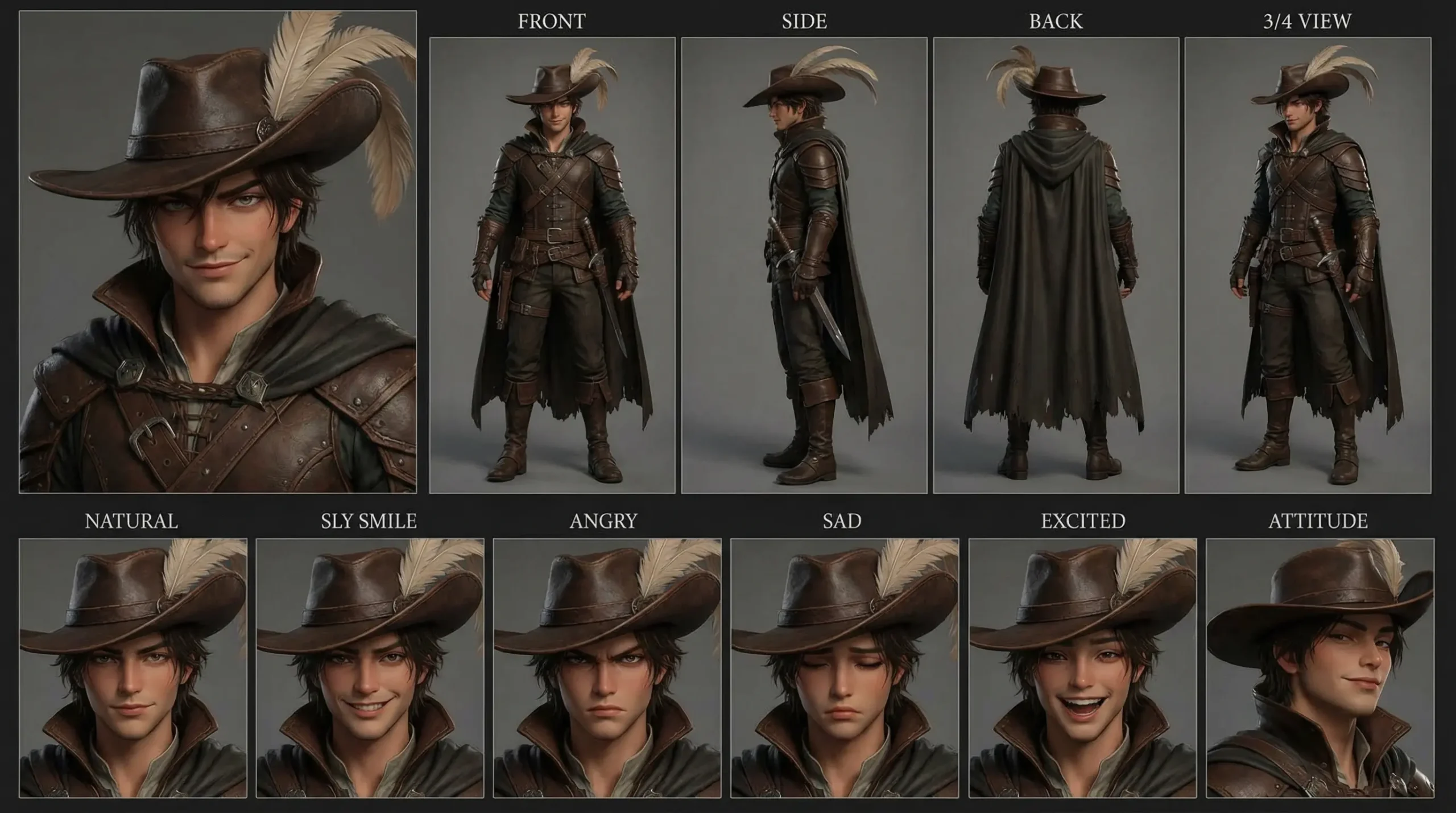 Finn the Nomad, Tech-Scavenger Character Sheet