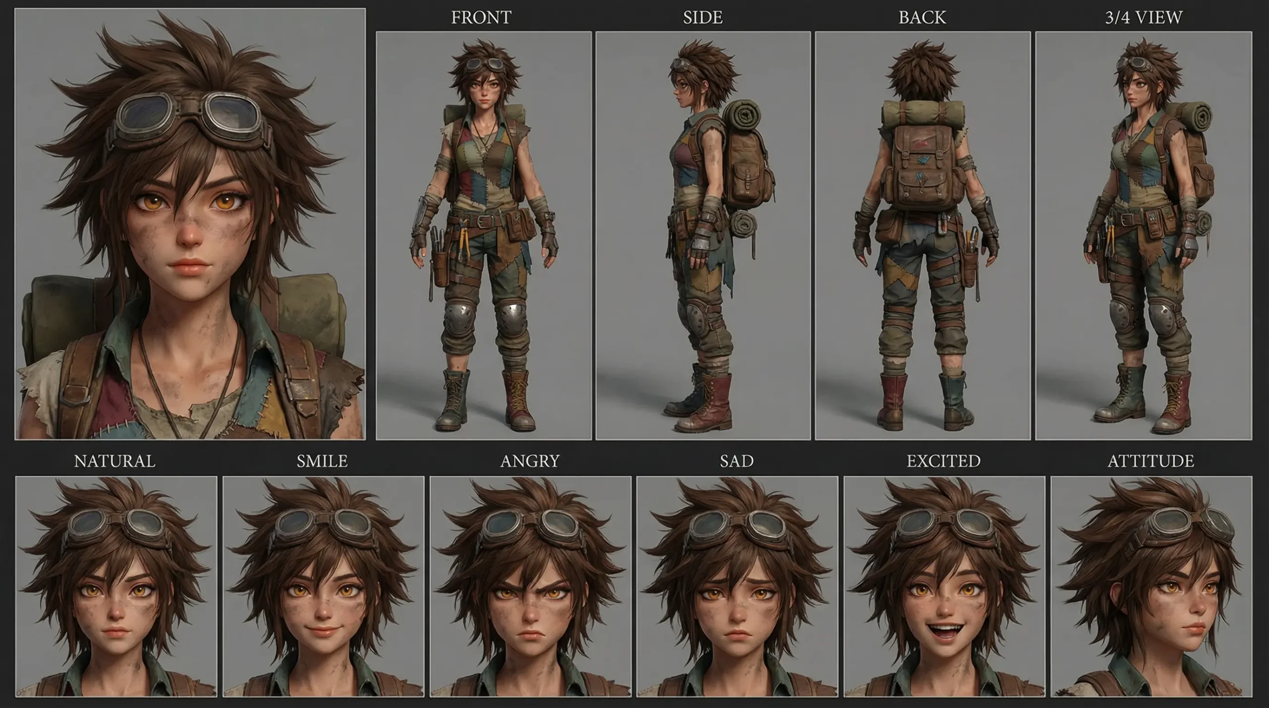 Miri the Tinkerer, Gadgeteer Character Sheet